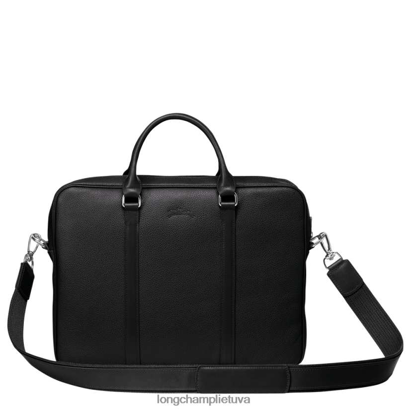 Longchamp le foulonne portfelis juodas vyrų krepšiai X6B2TB475