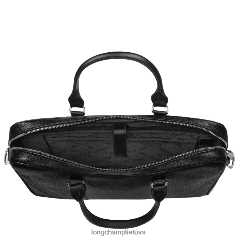Longchamp le foulonne portfelis juodas vyrų krepšiai X6B2TB475