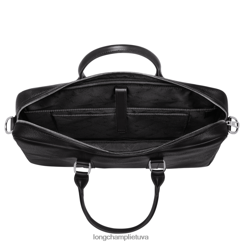 Longchamp le foulonne portfelis juodas vyrų krepšiai X6B2TB478