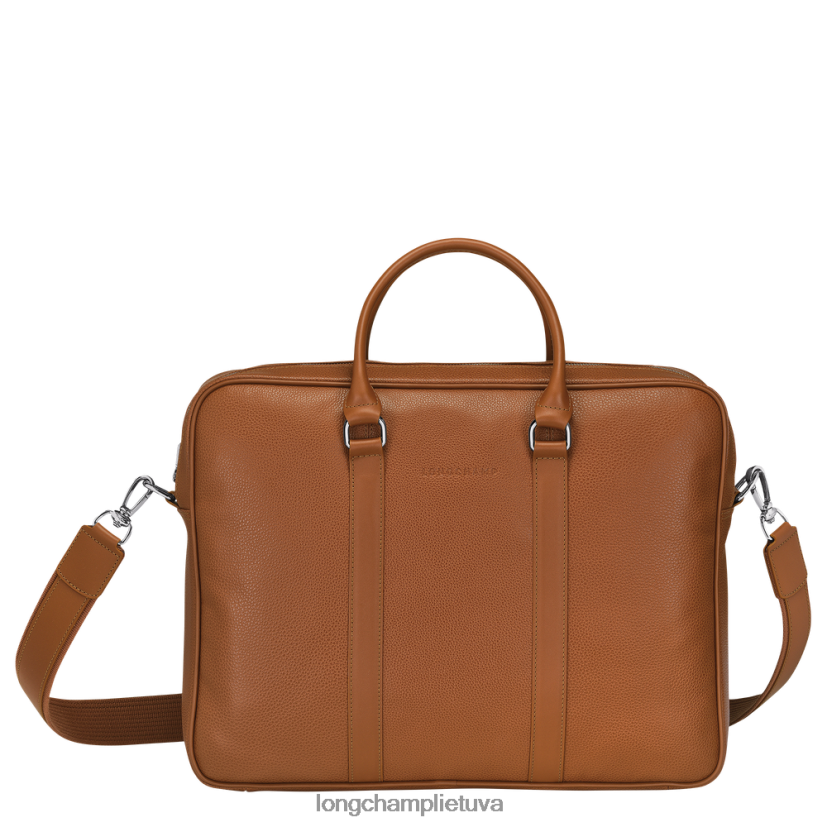 Longchamp le foulonne portfelis karamelė vyrų krepšiai X6B2TB1090