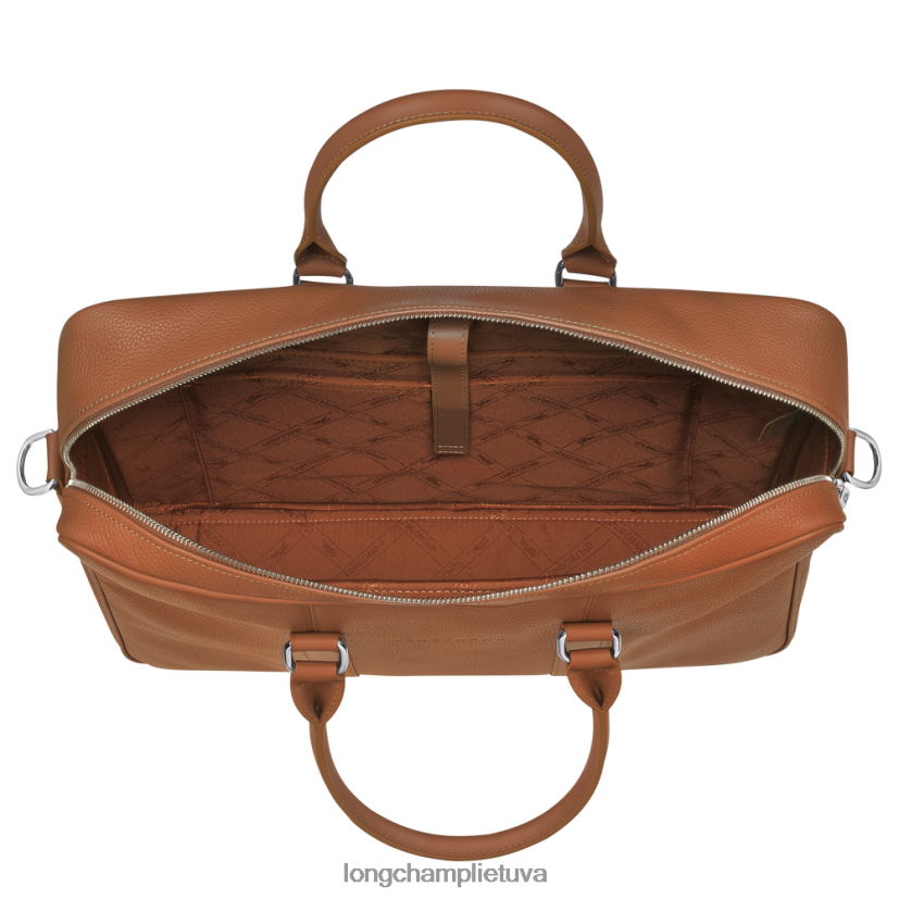 Longchamp le foulonne portfelis karamelė vyrų krepšiai X6B2TB1090