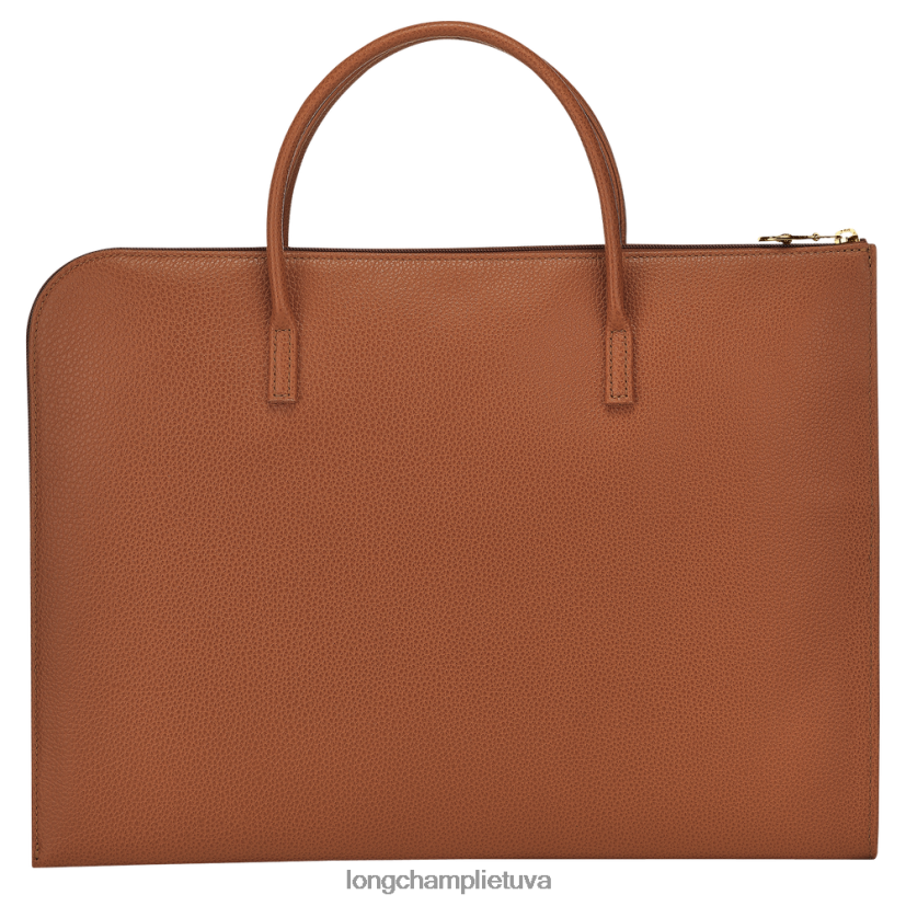 Longchamp le foulonne portfelis karamelė vyrų krepšiai X6B2TB471