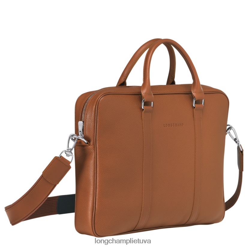 Longchamp le foulonne portfelis karamelė vyrų krepšiai X6B2TB477