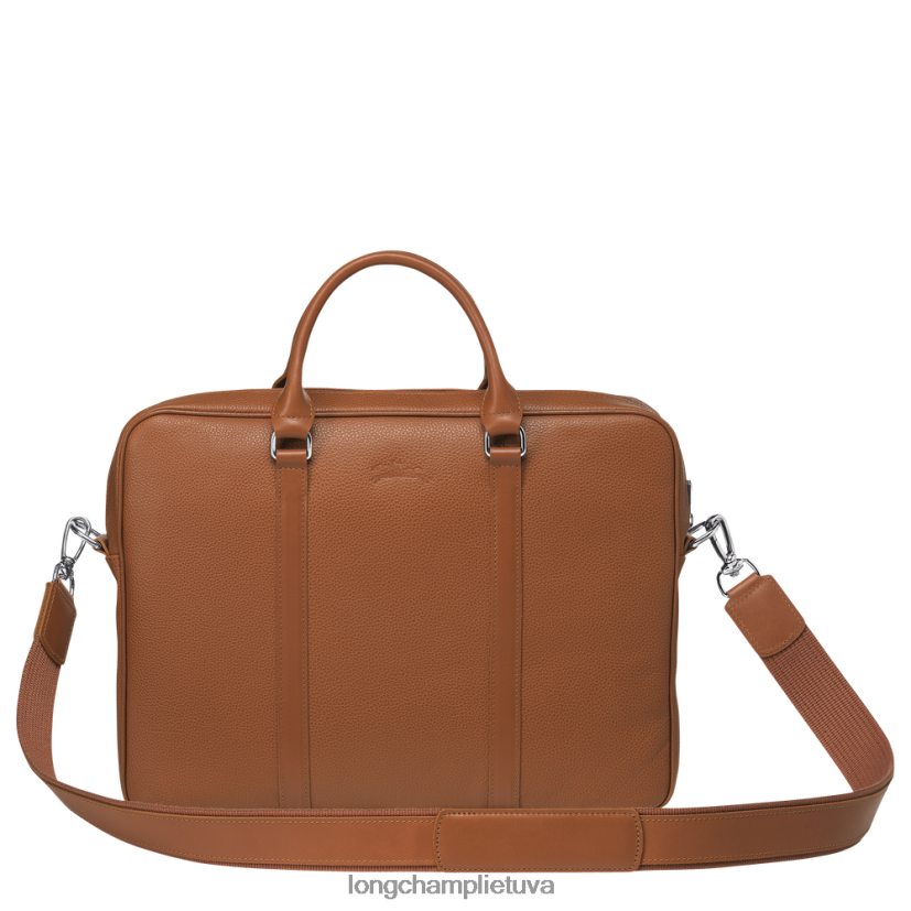Longchamp le foulonne portfelis karamelė vyrų krepšiai X6B2TB477