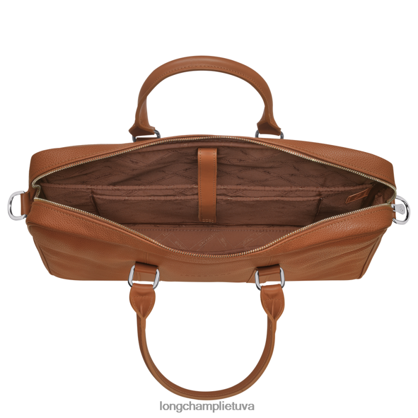 Longchamp le foulonne portfelis karamelė vyrų krepšiai X6B2TB480