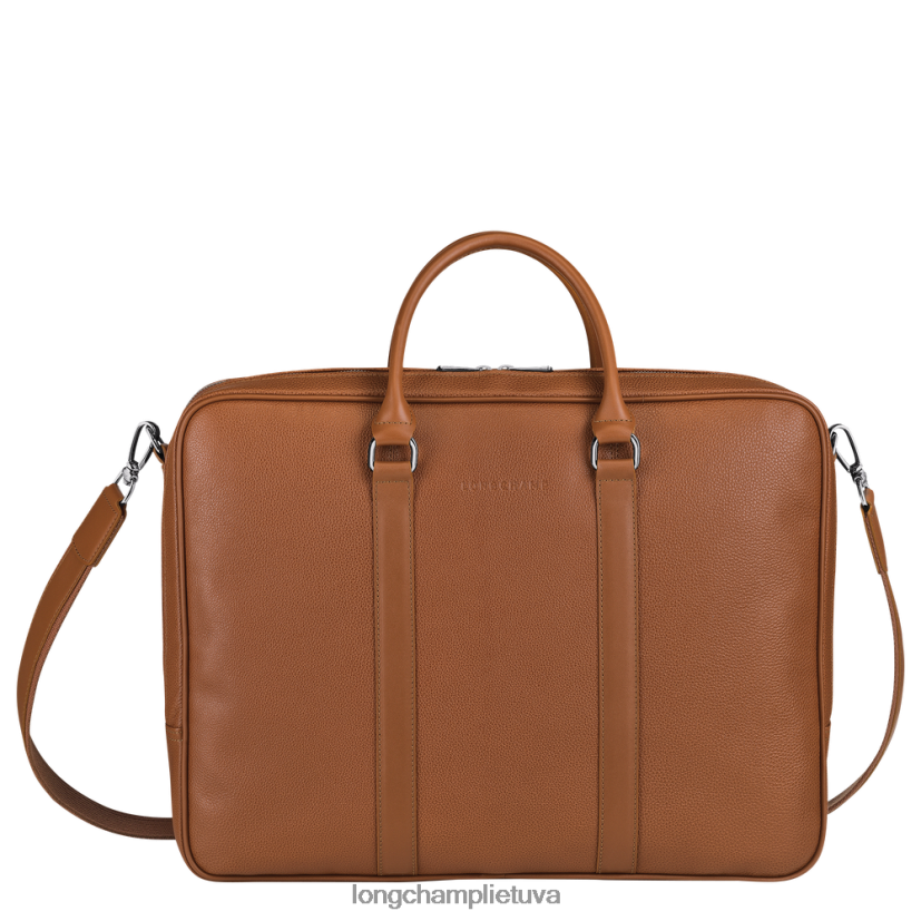 Longchamp le foulonne portfelis karamelė vyrų krepšiai X6B2TB482