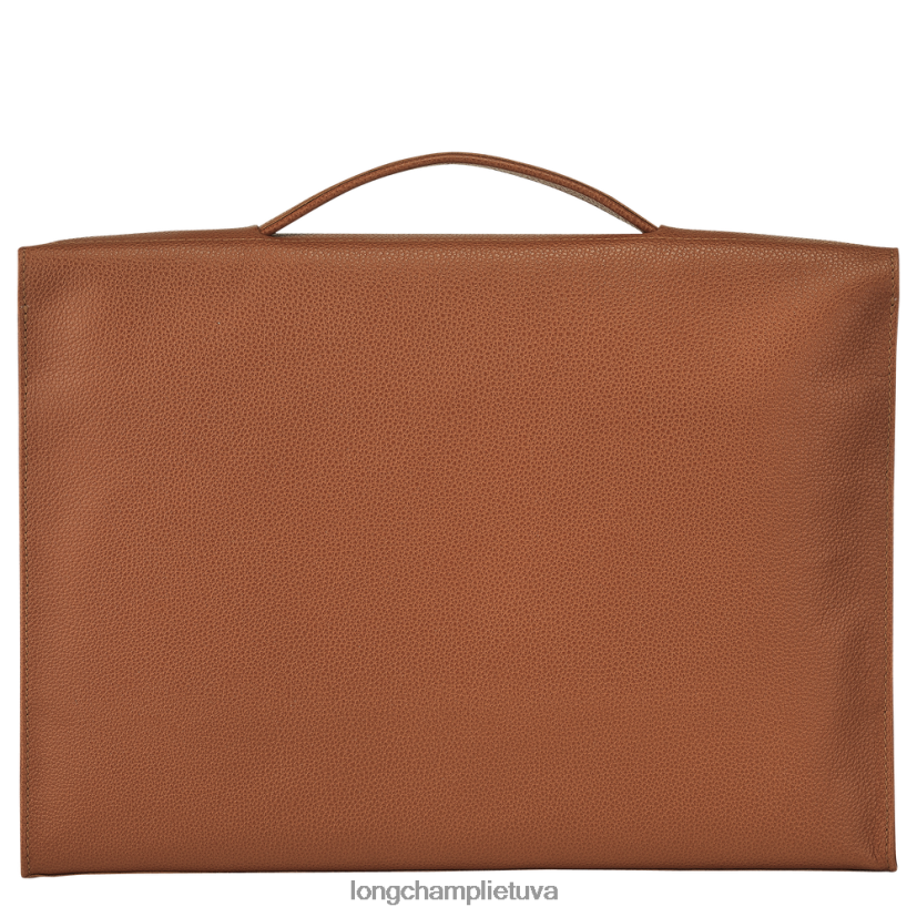 Longchamp le foulonne portfelis karamelė vyrų krepšiai X6B2TB484