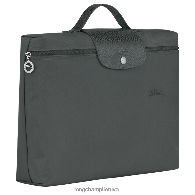 Longchamp le pliage green dokumentų aplankas grafitas vyrų krepšiai X6B2TB495