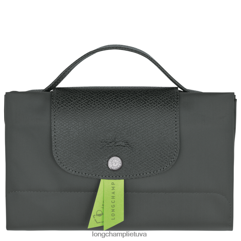 Longchamp le pliage green dokumentų aplankas grafitas vyrų krepšiai X6B2TB495