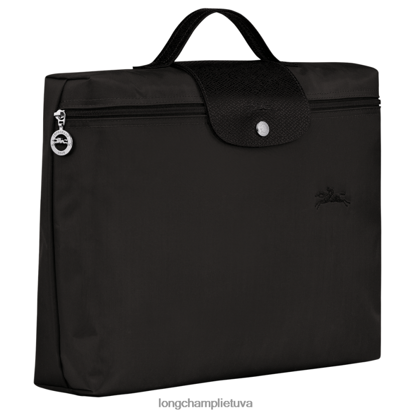 Longchamp le pliage green dokumentų aplankas juodas vyrų krepšiai X6B2TB492