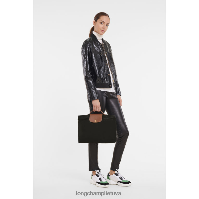 Longchamp le pliage originalus portfelis juodas vyrų krepšiai X6B2TB485