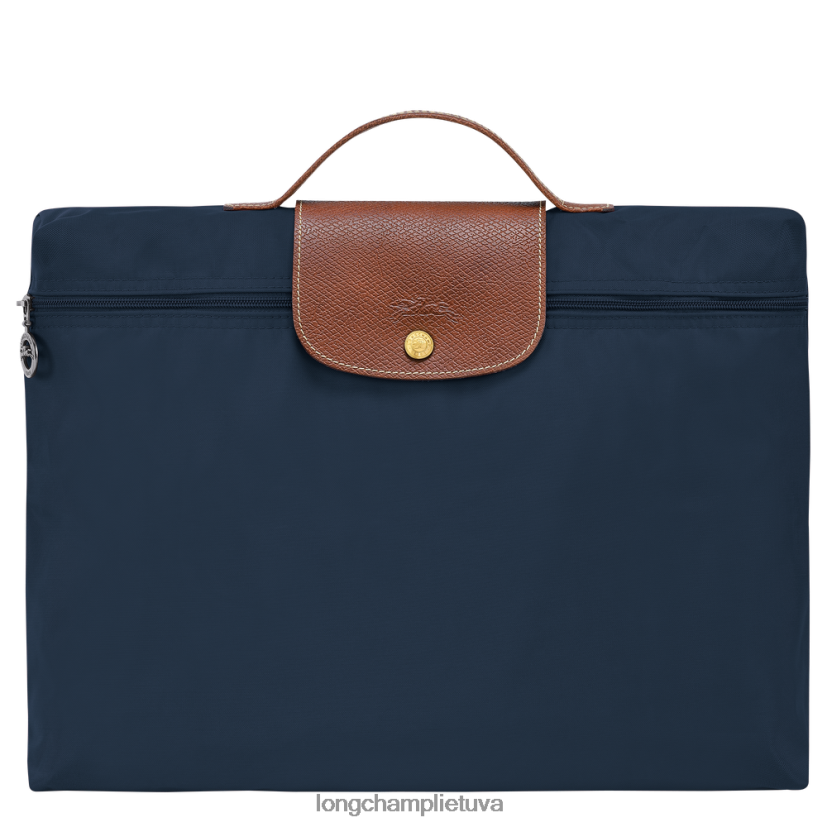 Longchamp le pliage originalus portfelis karinis jūrų laivynas vyrų krepšiai X6B2TB488