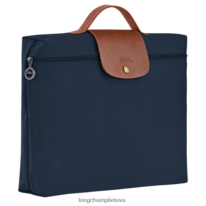 Longchamp le pliage originalus portfelis karinis jūrų laivynas vyrų krepšiai X6B2TB488