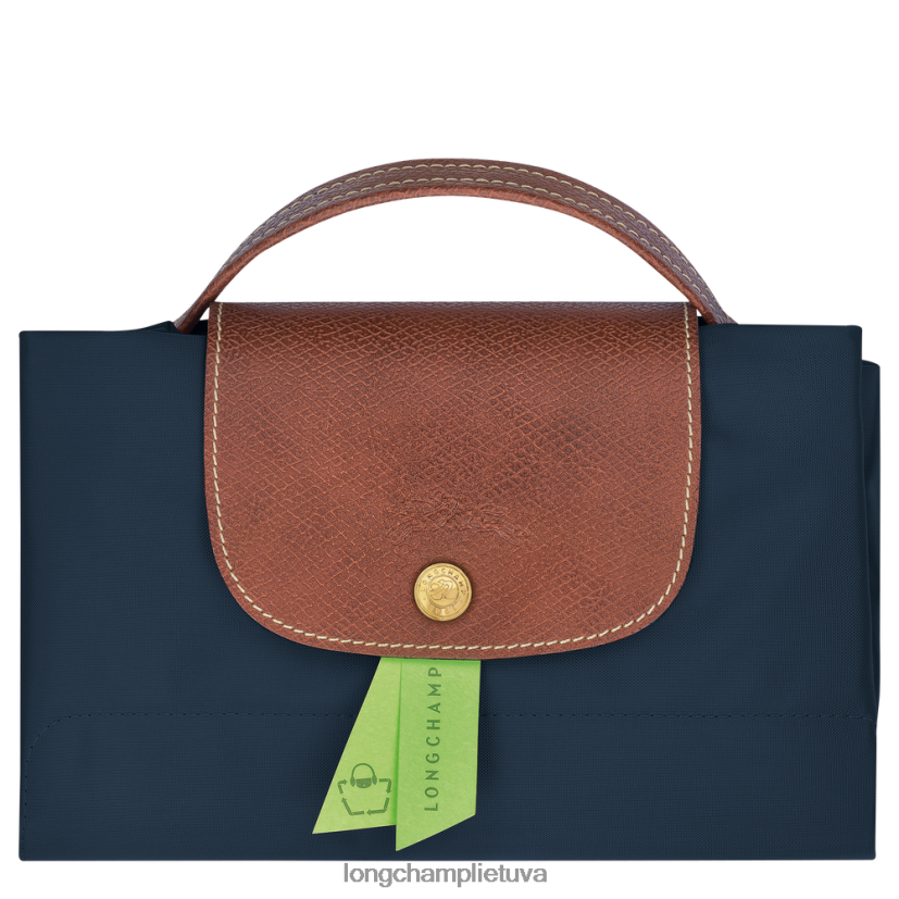 Longchamp le pliage originalus portfelis karinis jūrų laivynas vyrų krepšiai X6B2TB488