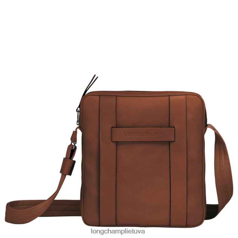 Longchamp 3D skersinis krepšys konjako vyrų krepšiai X6B2TB1126