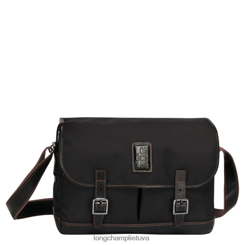 Longchamp boxford crossbody krepšys juodas vyrų krepšiai X6B2TB1112