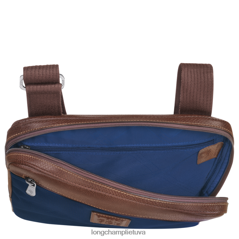 Longchamp boxford crossbody krepšys mėlyna vyrų krepšiai X6B2TB1111