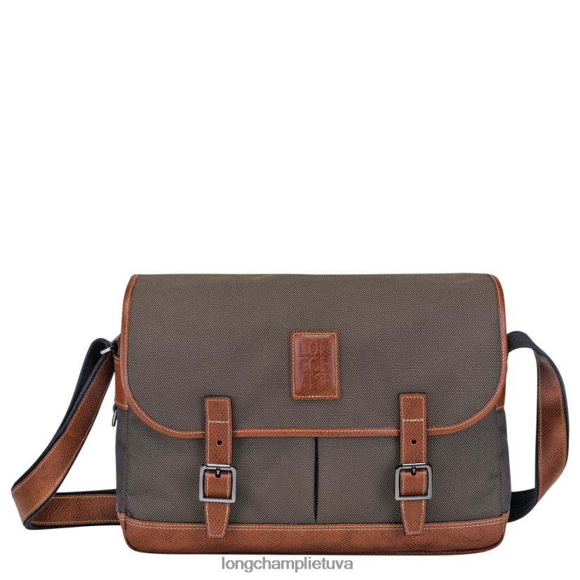 Longchamp boxford crossbody krepšys rudas vyrų krepšiai X6B2TB1113