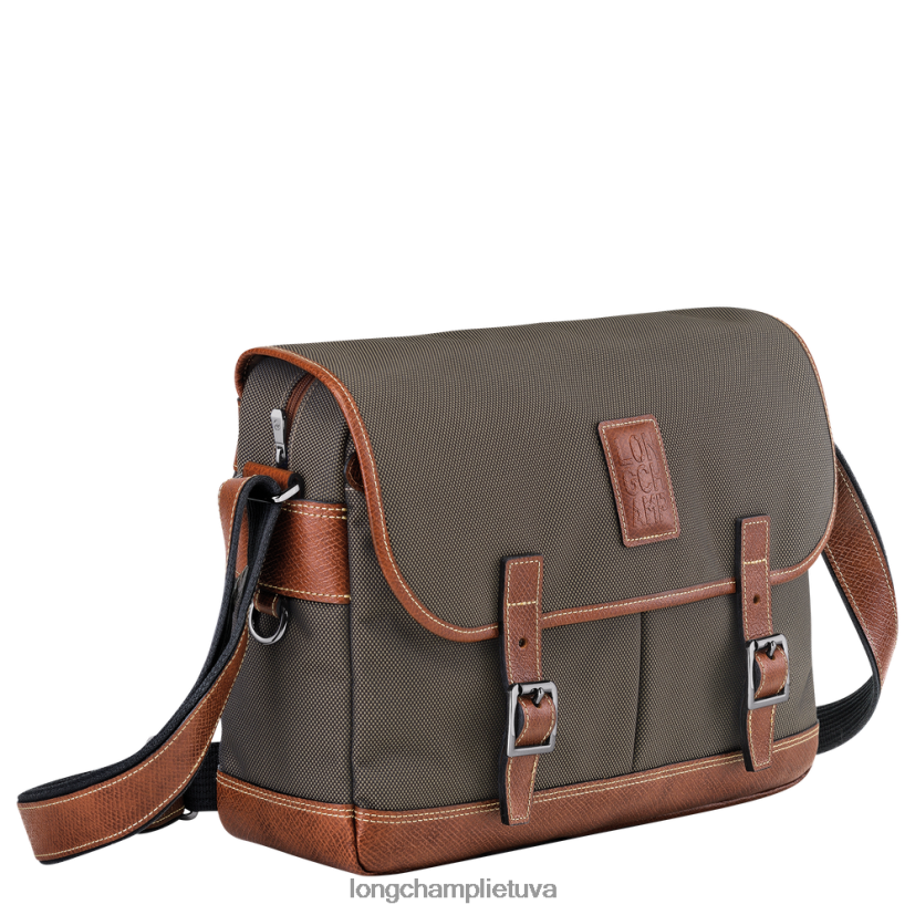 Longchamp boxford crossbody krepšys rudas vyrų krepšiai X6B2TB1113