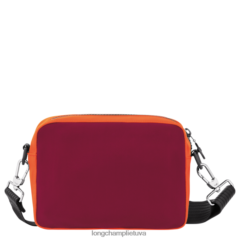 Longchamp le pliage kolekcija fotoaparato krepšys oranžinė/bordo vyrų krepšiai X6B2TB335