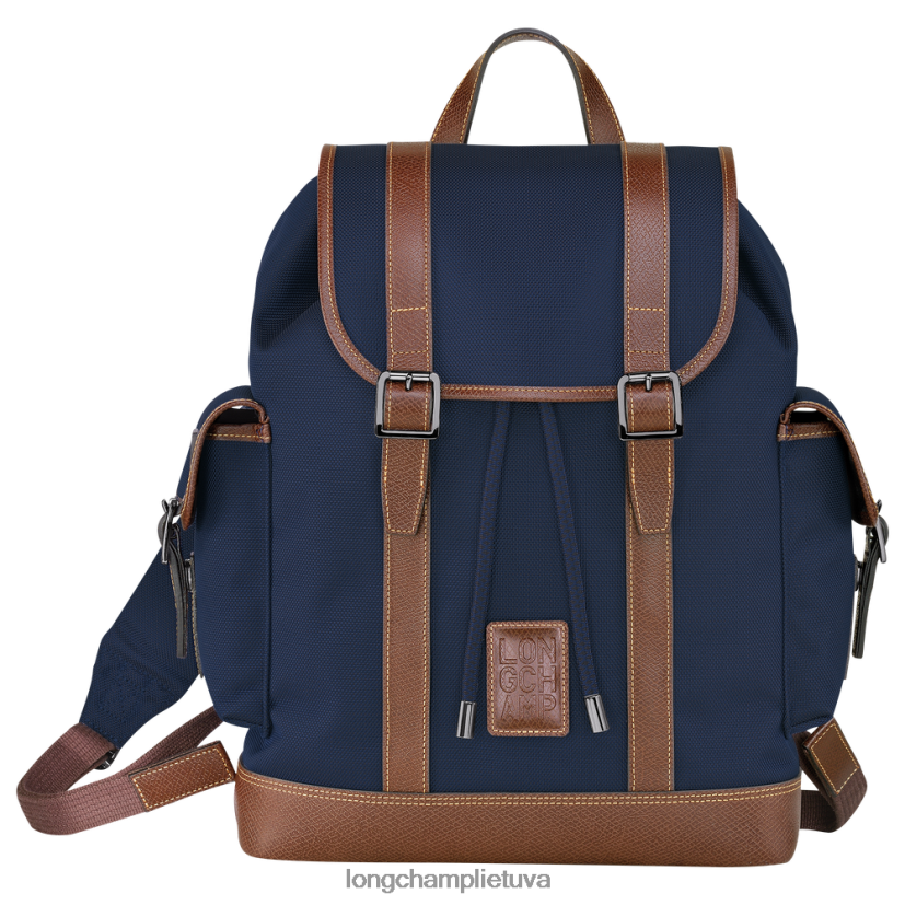 Longchamp Boksfordo kuprinė mėlyna vyrų krepšiai X6B2TB1104
