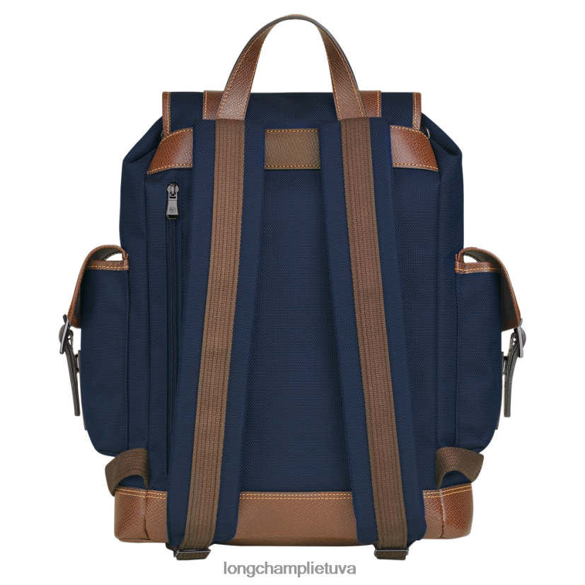 Longchamp Boksfordo kuprinė mėlyna vyrų krepšiai X6B2TB1104