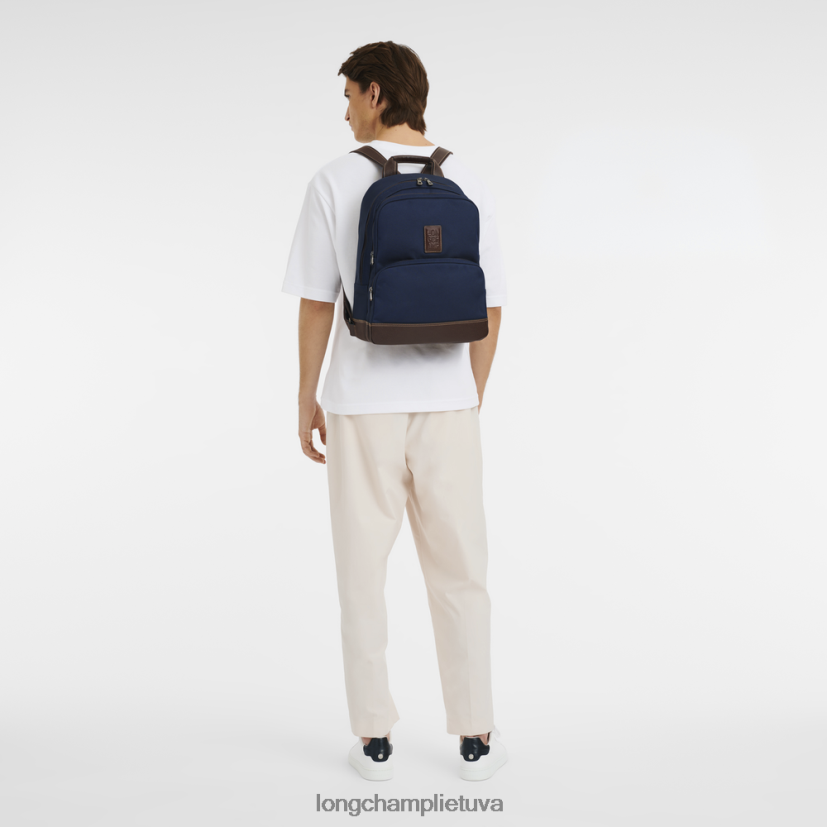 Longchamp Boksfordo kuprinė mėlyna vyrų krepšiai X6B2TB1106