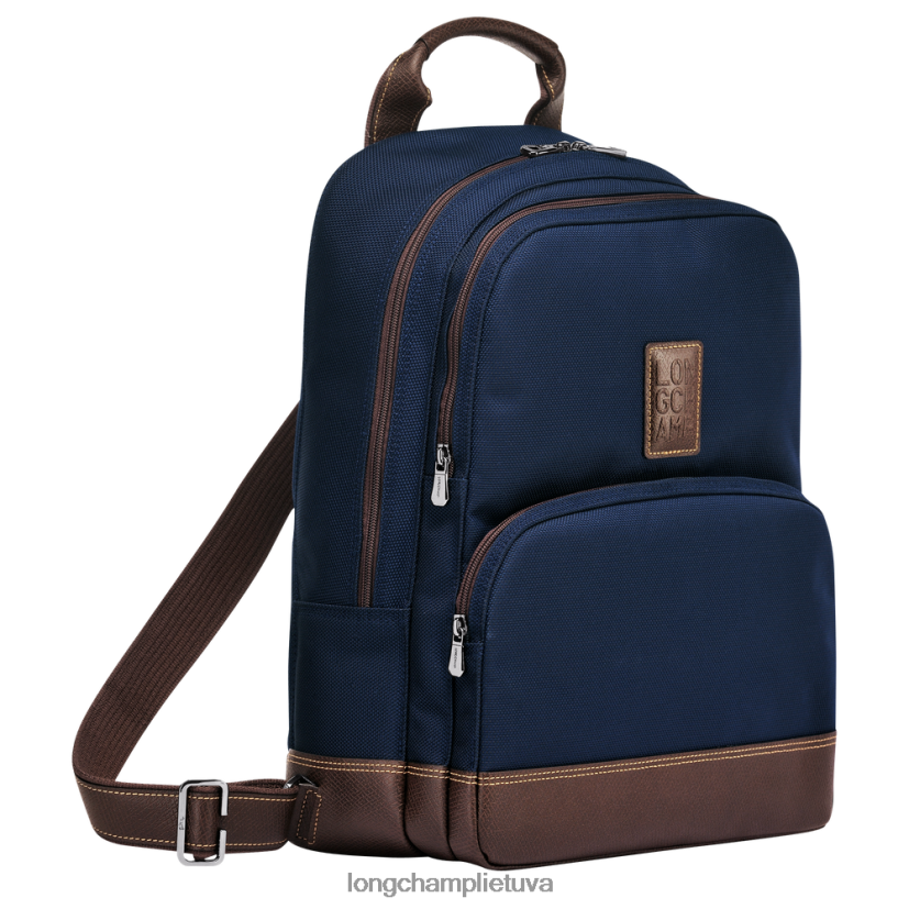 Longchamp Boksfordo kuprinė mėlyna vyrų krepšiai X6B2TB1106