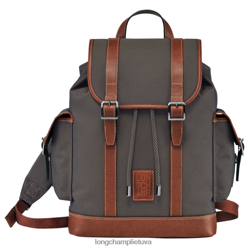 Longchamp Boksfordo kuprinė rudas vyrų krepšiai X6B2TB1103