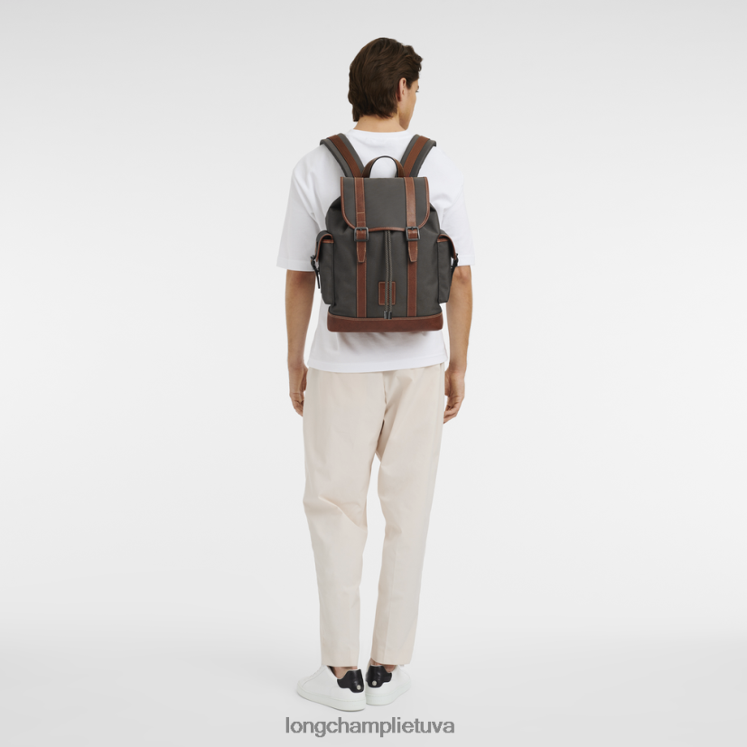 Longchamp Boksfordo kuprinė rudas vyrų krepšiai X6B2TB1103