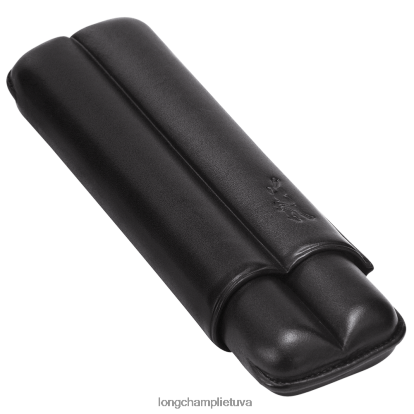 Longchamp kitų linijų cigarų dėklas juodas vyrų priedai X6B2TB1135