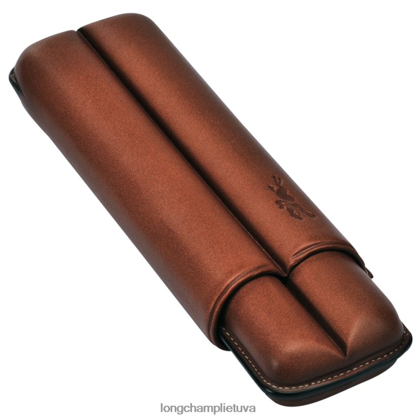 Longchamp kitų linijų cigarų dėklas rudas vyrų priedai X6B2TB1136