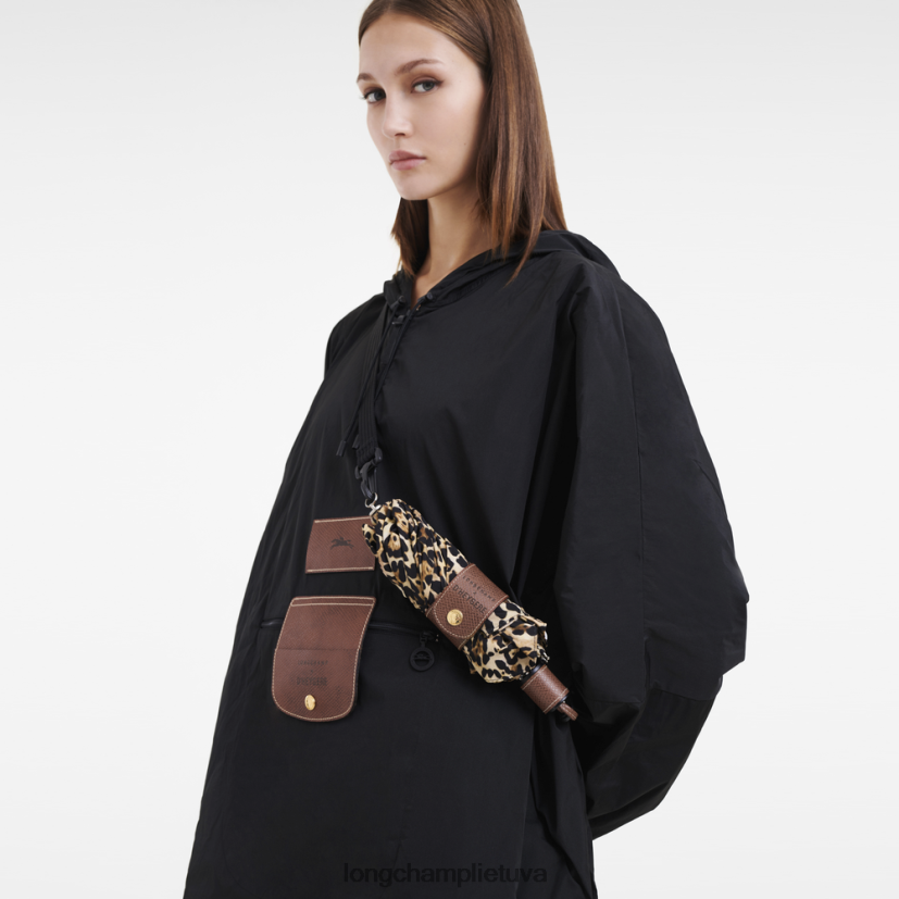 Longchamp X D'heygere skėtis panteros raštas vyrų priedai X6B2TB966