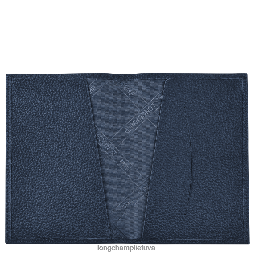Longchamp le foulonne paso viršelis karinis jūrų laivynas vyrų odos gaminiai X6B2TB730