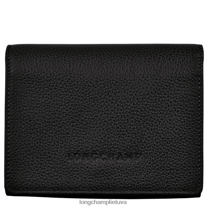 Longchamp le foulonne piniginė juodas vyrų odos gaminiai X6B2TB595