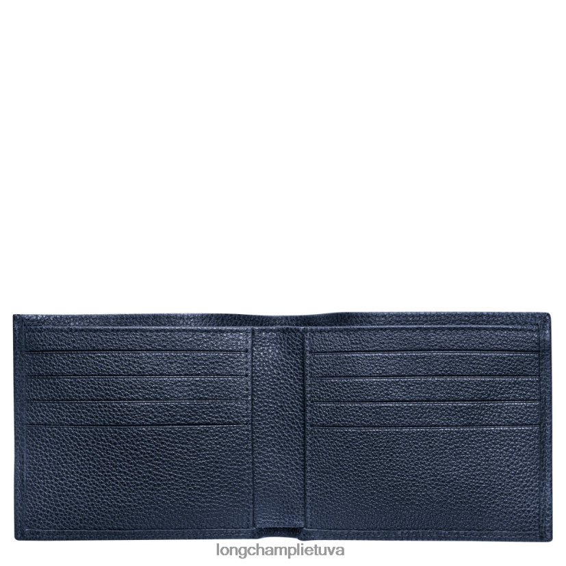 Longchamp le foulonne piniginė karinis jūrų laivynas vyrų odos gaminiai X6B2TB628